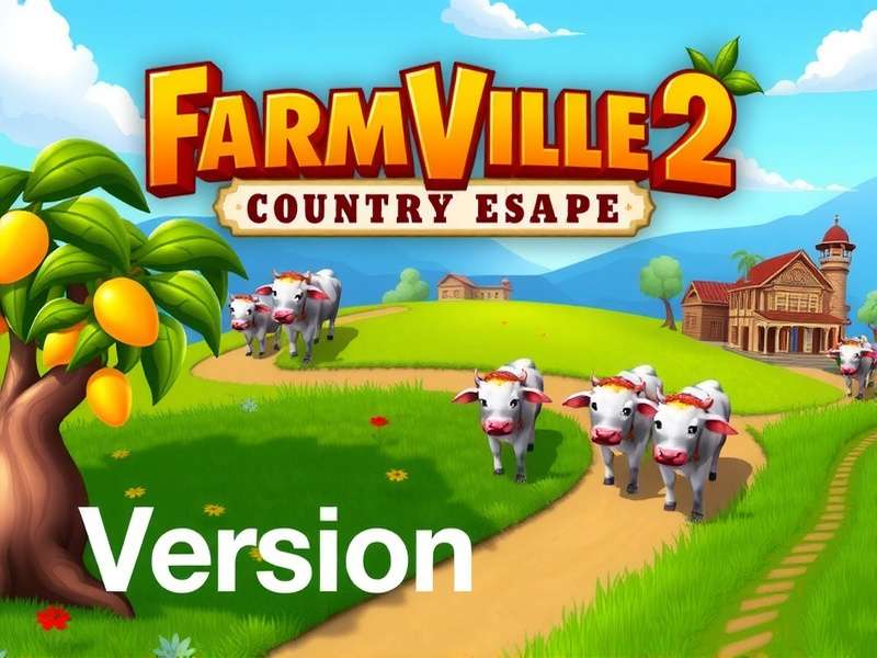 FarmVille 2: Country Escape - Indian Crops and Animals FarmVille 2: Country Escape Indian version showing mango trees and desi cows