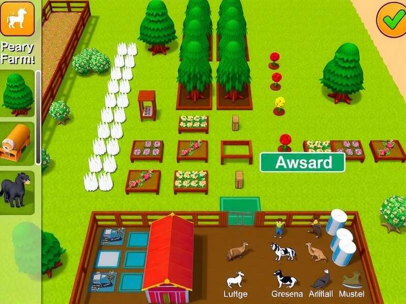 FarmVille 2: Country Escape - Efficient Farm Layout FarmVille 2: Country Escape player's organized farm layout